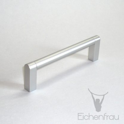 Eichenfrau Bügelgriff Alu silber, 140x40x12 mm