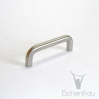 Eichenfrau Bügelgriff rund Edelstahl matt, 108x35x12 mm