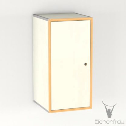 Eichenfrau Eintüriger Schrank form500-46 Multiplex Naturweiss
