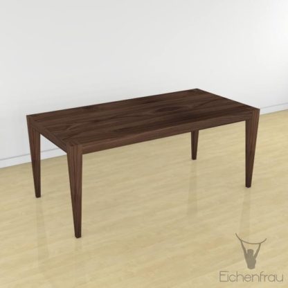 Eichenfrau Esstisch form260 Massivholz Nussbaum