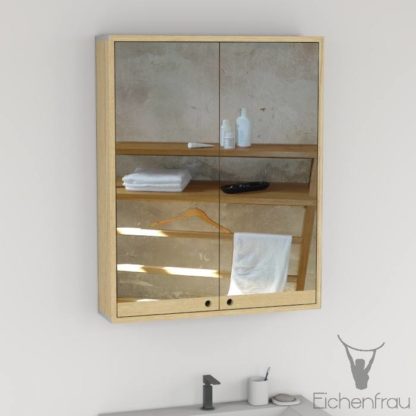 Eichenfrau Spiegelschrank form410 Massivholz Esche