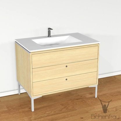Eichenfrau Waschtisch form404 Massivholz Esche