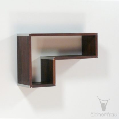 Eichenfrau L-Regal-Nussbaum Breite 60cm