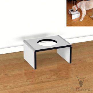 Eichenfrau Hundebar 40x20x31 cm (BxHxT) form950 CDF weiss