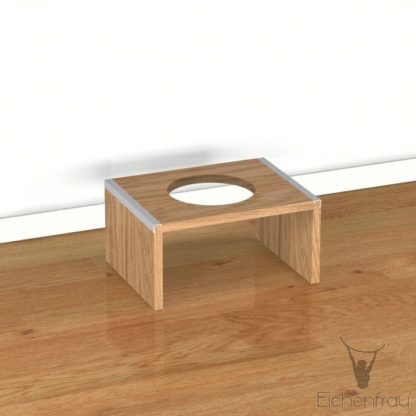 Eichenfrau Hundebar 40x20x31 cm (BxHxT) form950 Massivholz Eiche